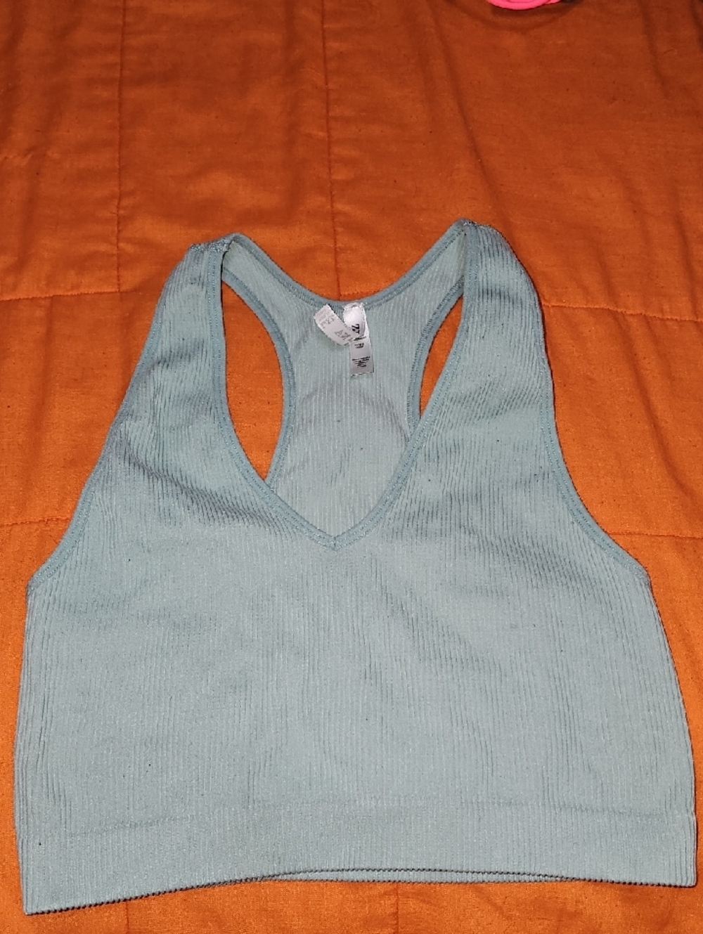 Zenana Womens Bralette. Sz Lg/Xlg!. Used, Has Pilling. Ribbed